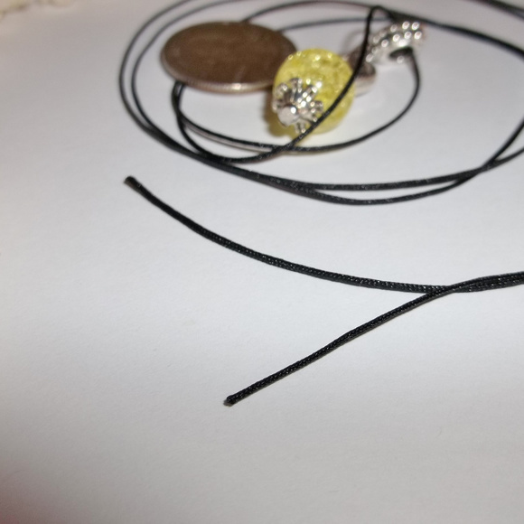 Yellow Necklace Adjustable Size Handmade Beaded Fashion Jewelry Gift NWT 5019 - Picture 6 of 11